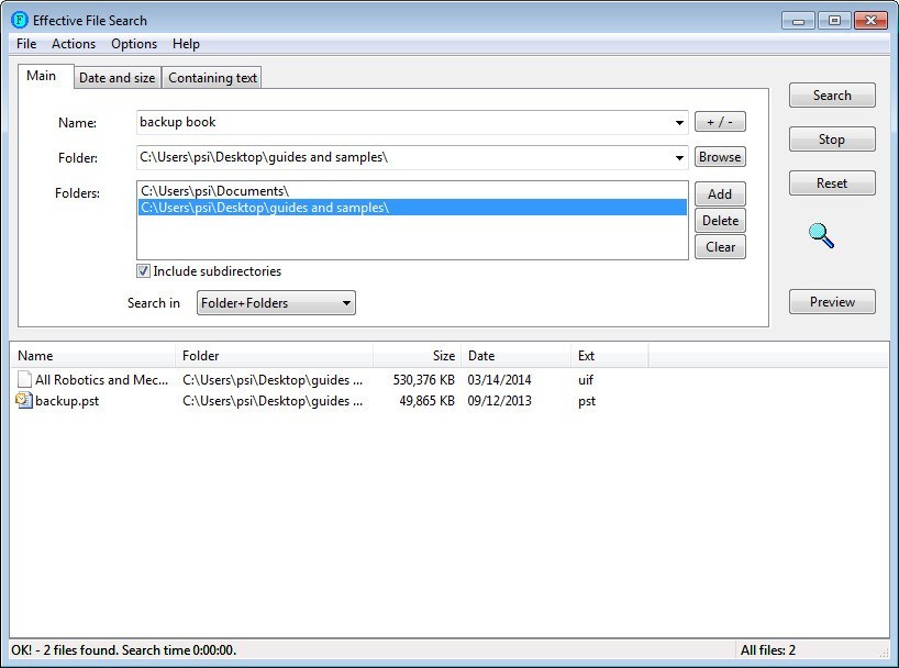 Effective File Search - Screenshot #4