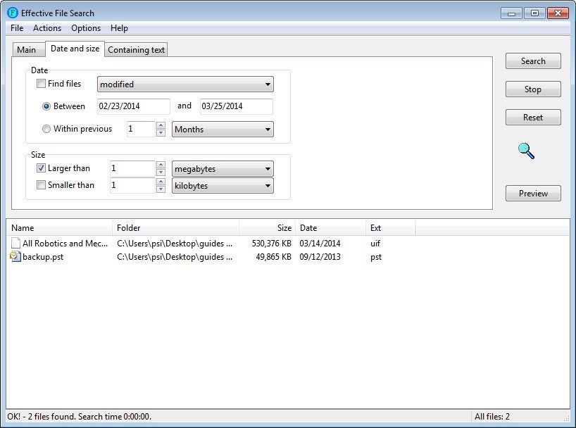 Effective File Search - Screenshot #3