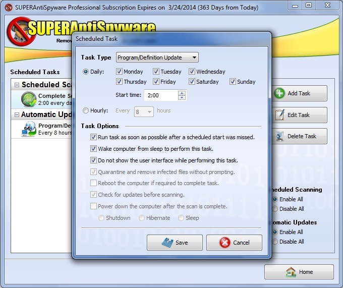 free instals SuperAntiSpyware Professional X 10.0.1254