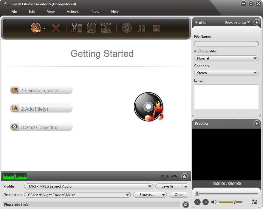 Imtoo Gui ImTOO Audio Encoder download for free - SoftDeluxe