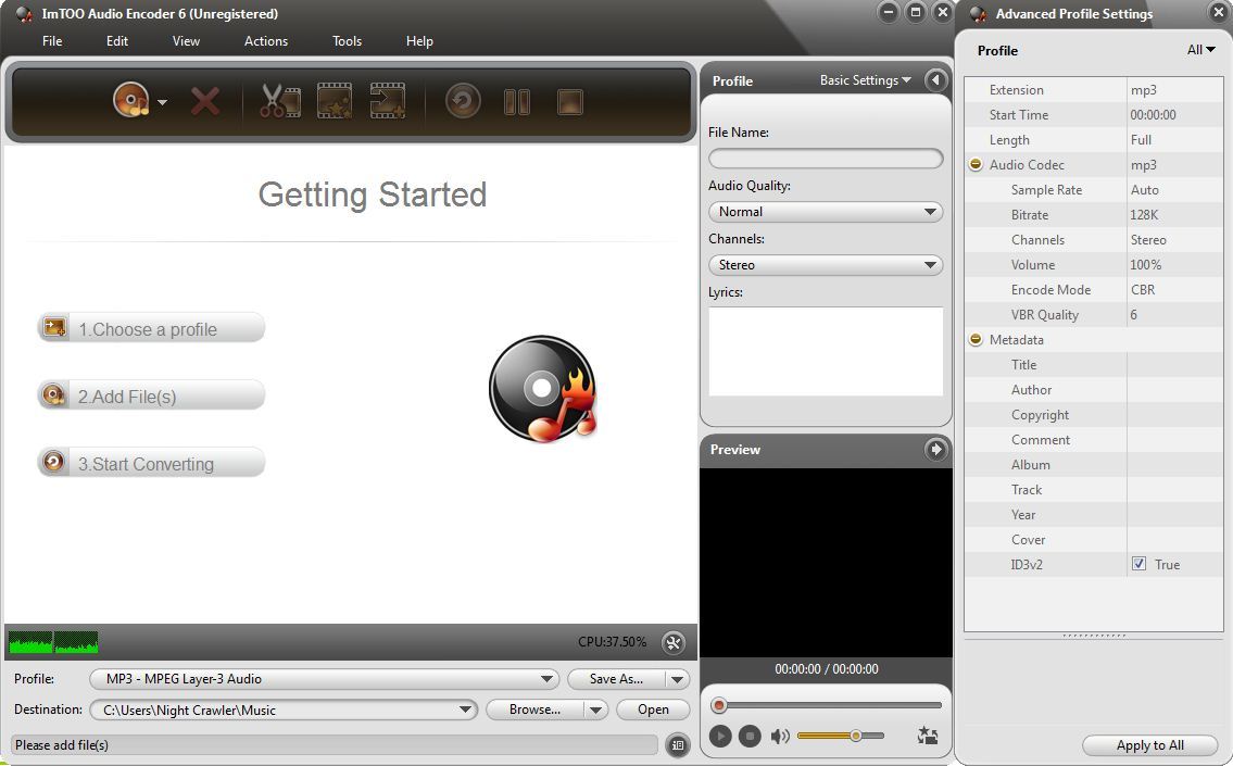 Imtoo Gui ImTOO Audio Encoder download for free - SoftDeluxe