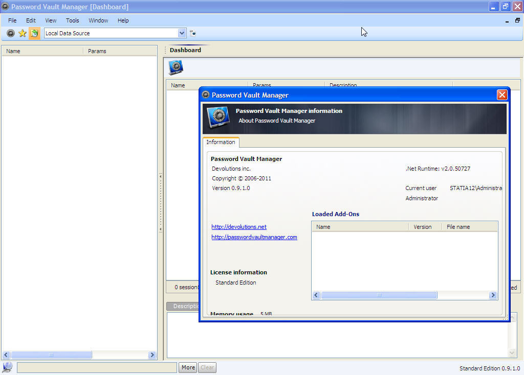Password Vault Manager download for free - SoftDeluxe