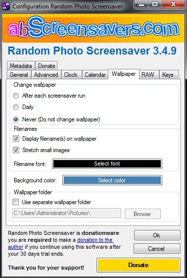 Random Photo Screensaver - Screenshot #2
