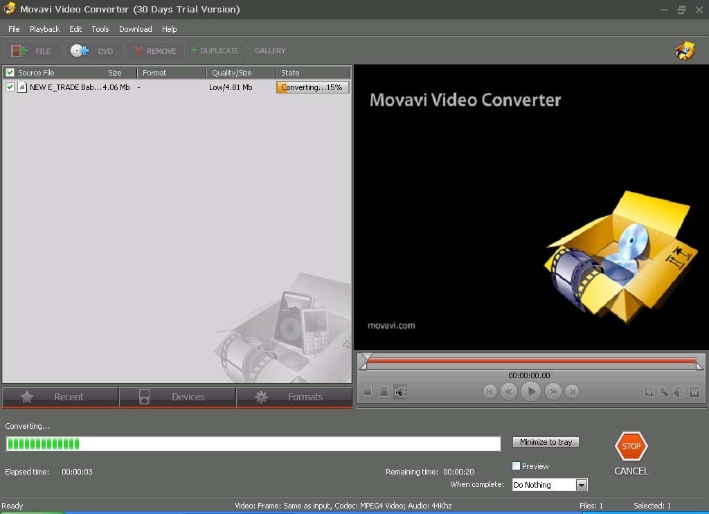 Movavi Video Converter - Screenshot #12