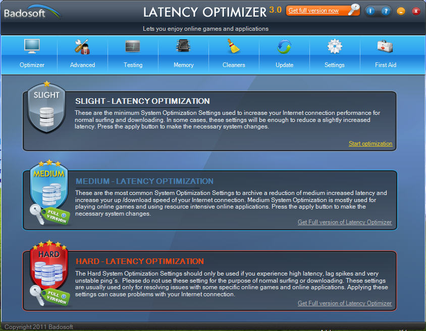 latency optimizer