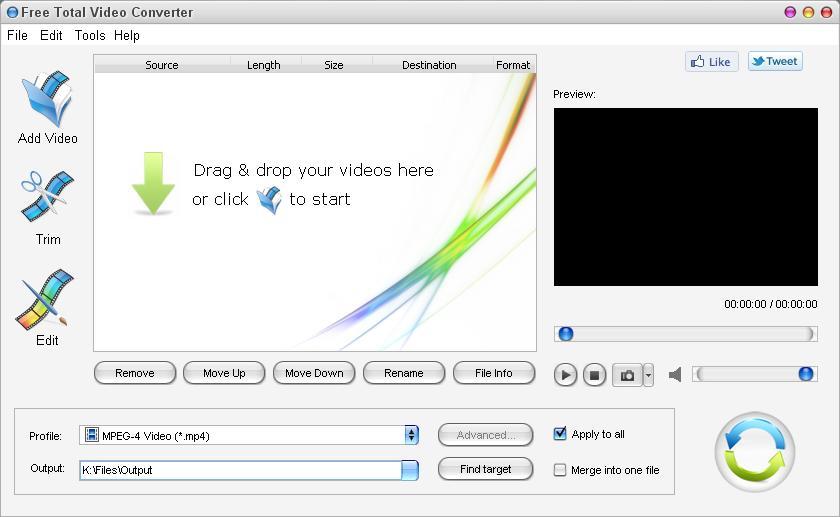 Free Total Video Converter - Screenshot #7
