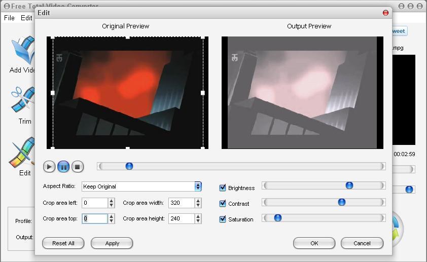 Free Total Video Converter - Screenshot #4