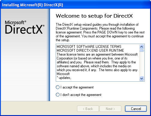 directx end user runtime windows 10