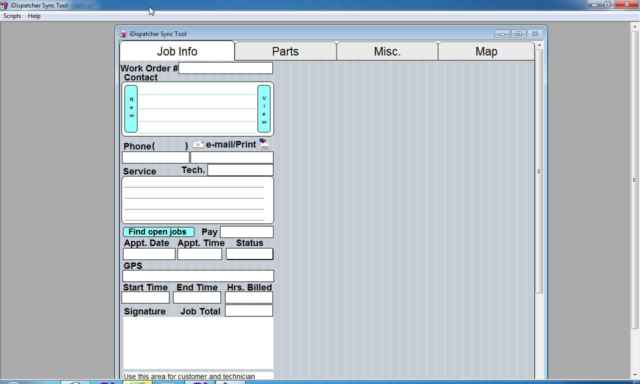 iDispatcher Sync Tool - Screenshot #2