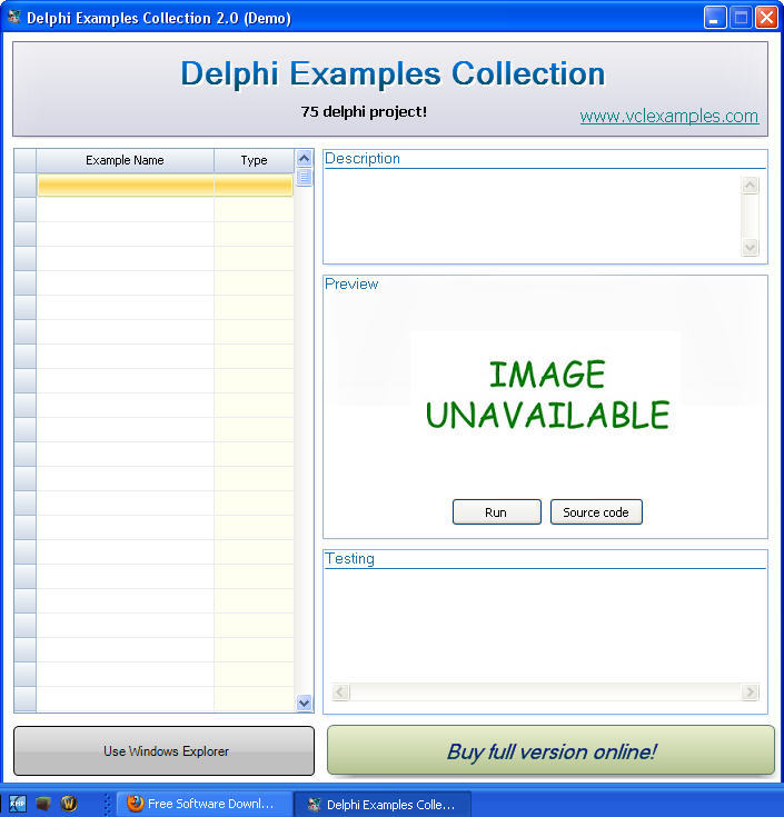 Delphi Examples Collection (Demo) latest version - Get best Windows ...