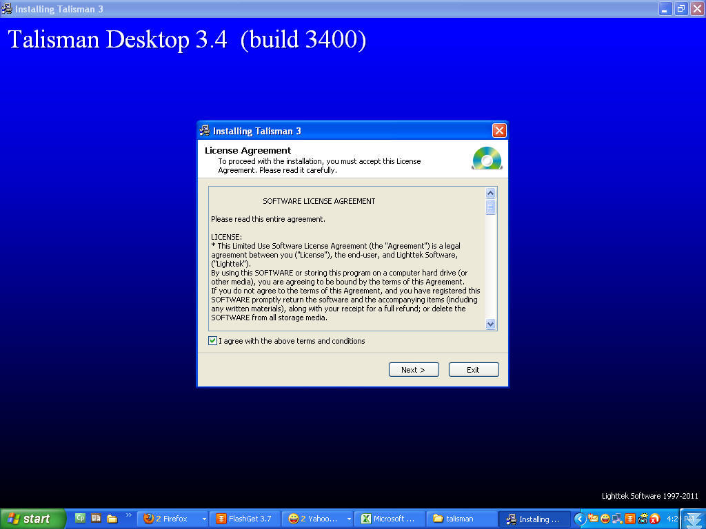 Talisman Desktop - Screenshot #2