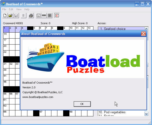 Boatload of Crosswords download for free SoftDeluxe