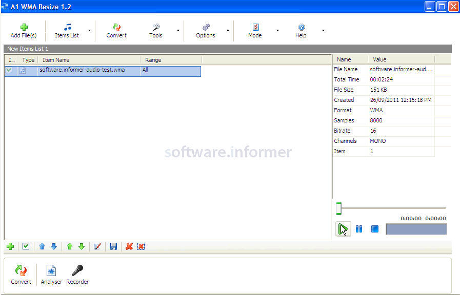 Wma Round A1 WMA Resize latest version - Get best Windows software
