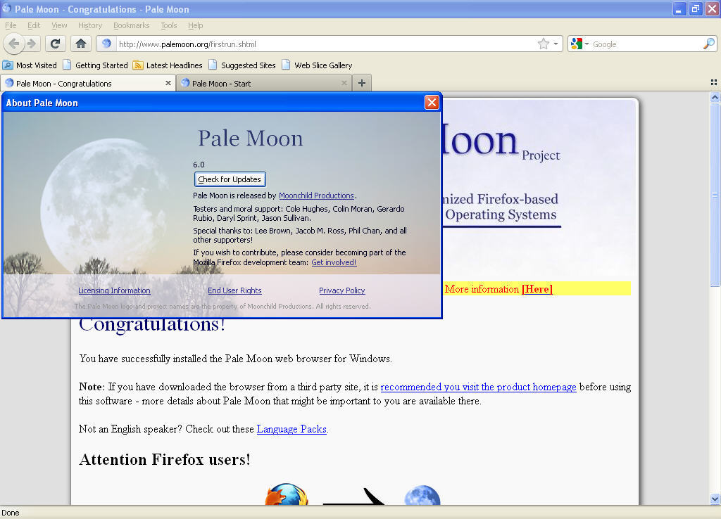 pale moon web browser