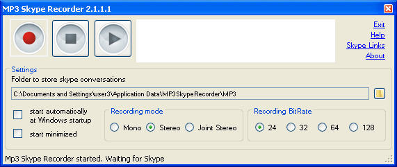 MP3 Skype Recorder - Screenshot #11