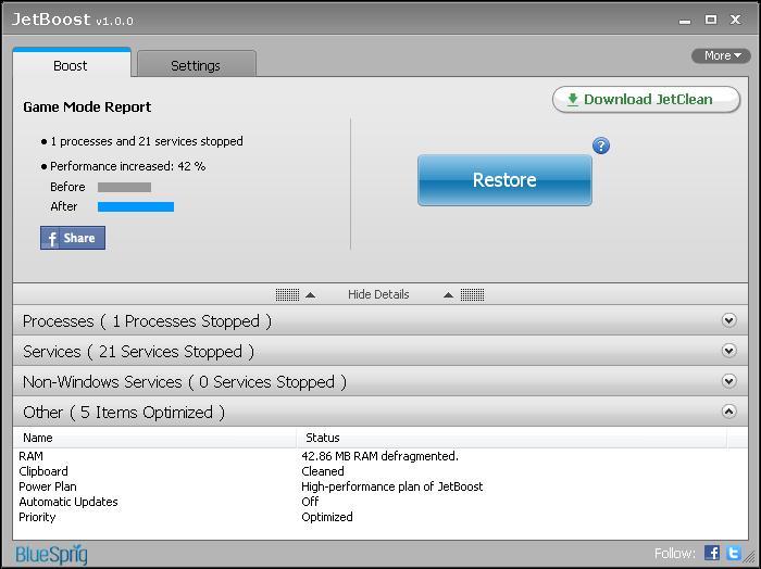 JetBoost - Screenshot #5