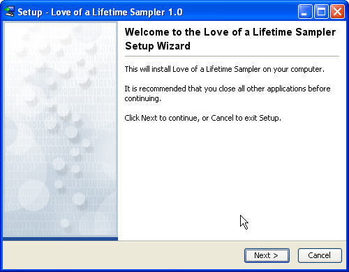 Love of a Lifetime Sampler - Screenshot #2