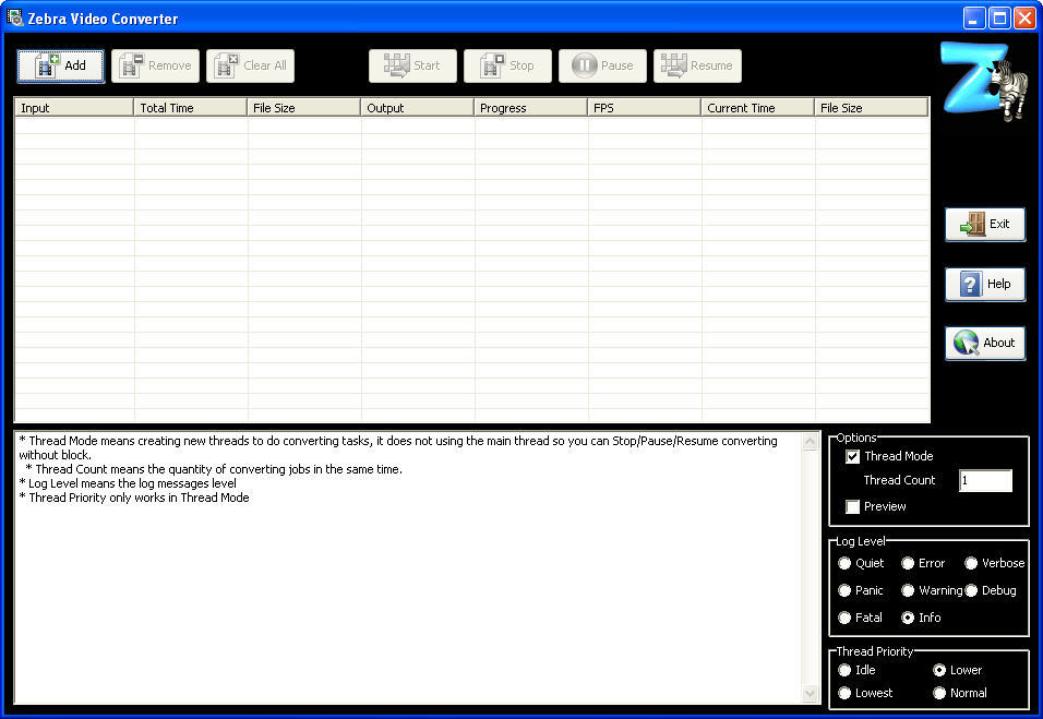 Zebra Video Converter - Screenshot #6