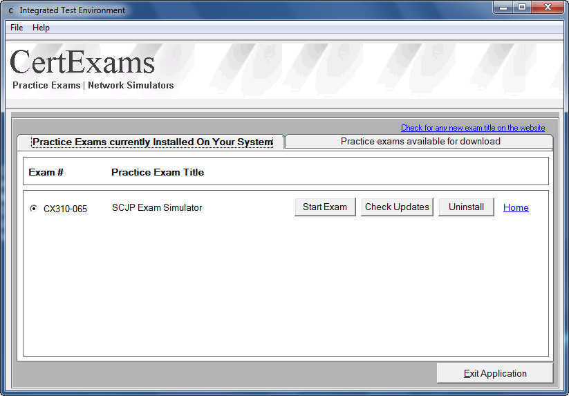 Exam Simulator for SCJP - Screenshot #2