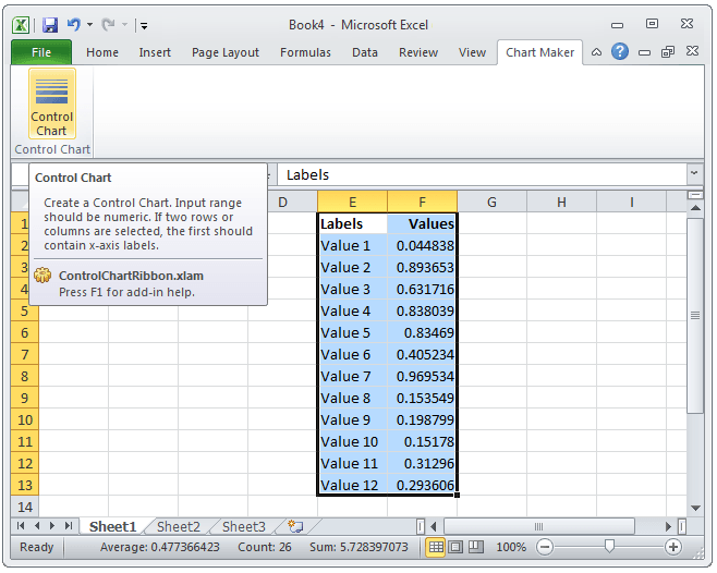 ExcelKontrol - Screenshot #1