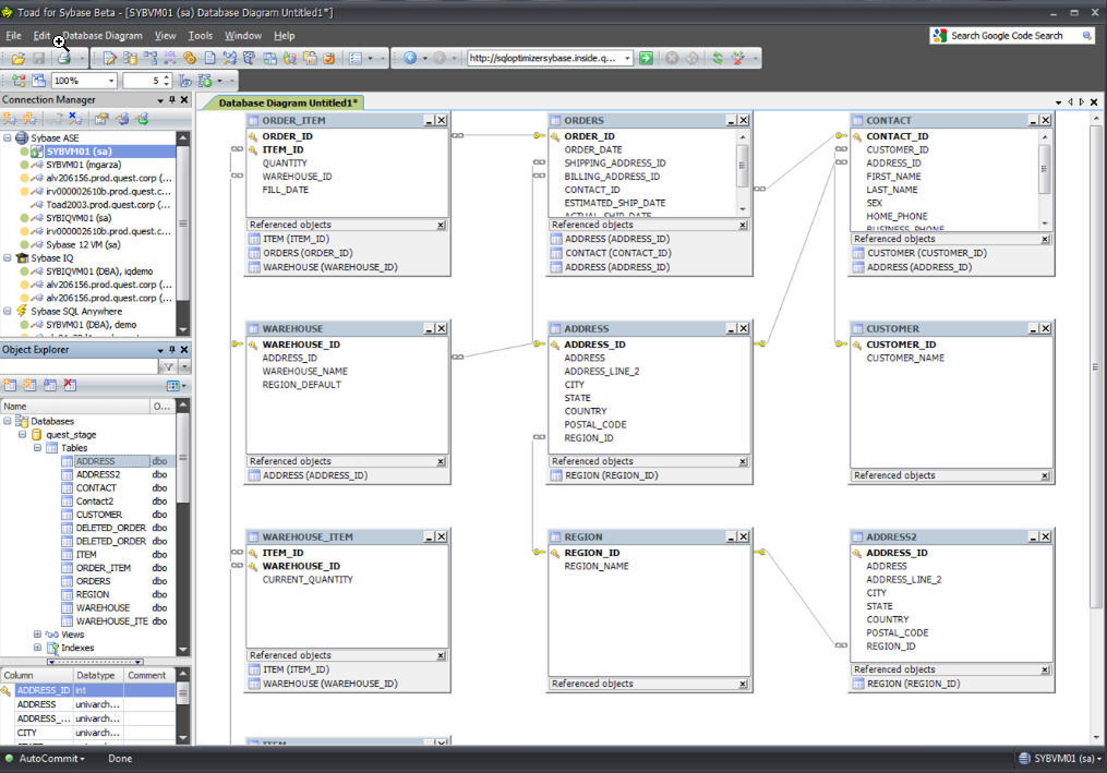 Toad for Sybase - Screenshot #4