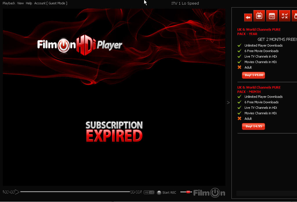 FilmOn HDi Player latest version Get best Windows software