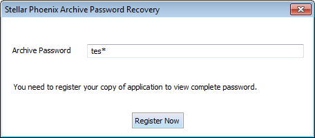 Stellar Phoenix Archive Password Recovery - Screenshot #2