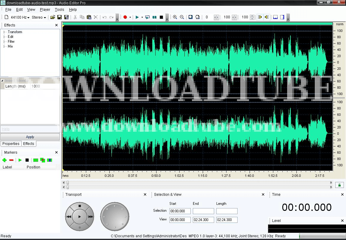 professional audio editing software free download
