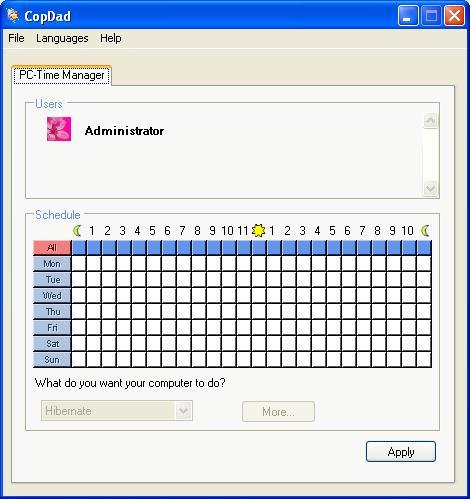 PC-Time Manager - Screenshot #1