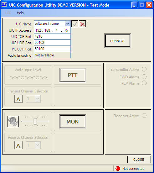 UIC Configuration Utility - Screenshot #3