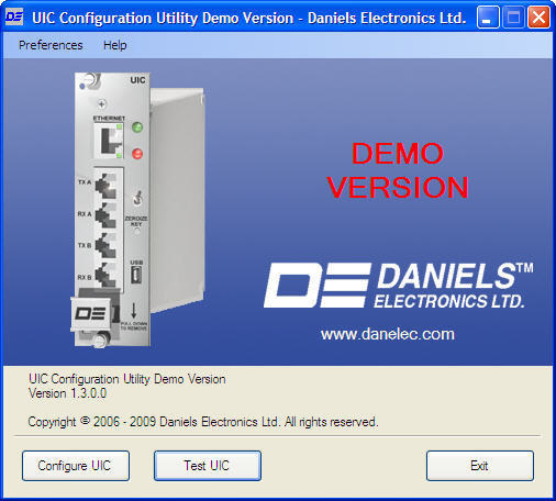 UIC Configuration Utility - Screenshot #2