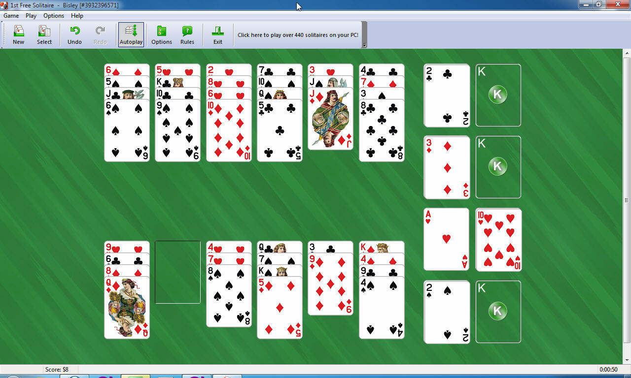 1st Free Solitaire - Screenshot #4