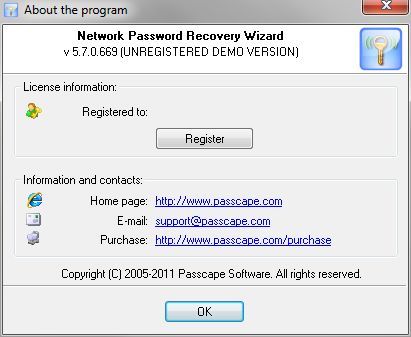 Network Password Recovery Wizard - Screenshot #4