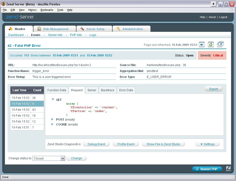 Zend Server Community Edition download for free - SoftDeluxe