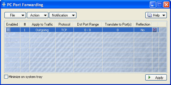 PC Port Forwarding - Screenshot #2