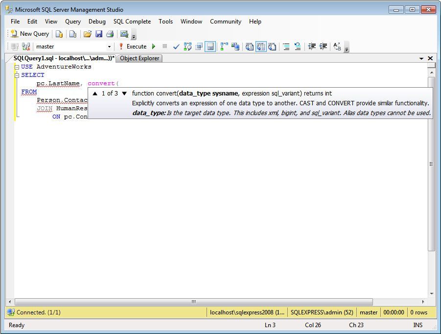 dbForge SQL Complete Express - Screenshot #2