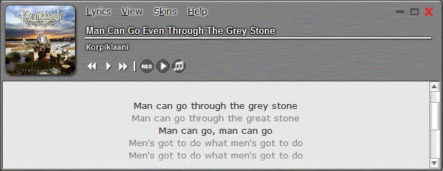 Minilyrics - Screenshot #20
