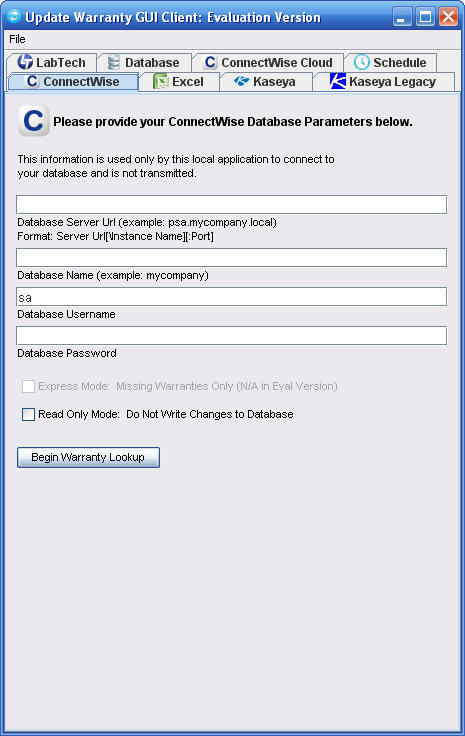 Update Warranty Application - Screenshot #3