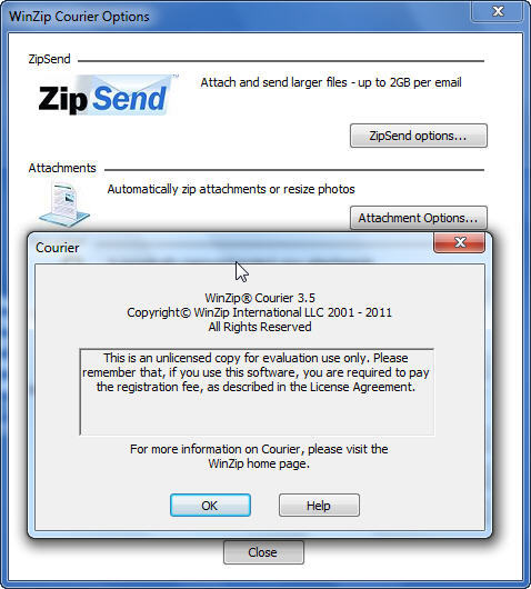 WinZip Courier - Screenshot #20