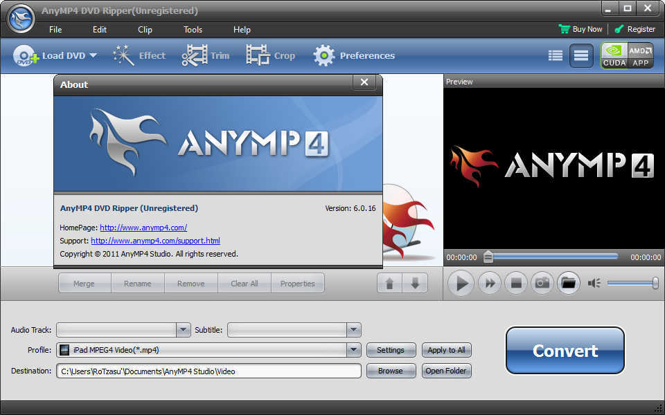 AnyMP4 Blu-ray Ripper 8.0.93 free instals