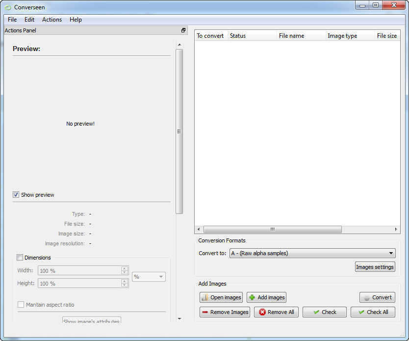 Converseen - Screenshot #5