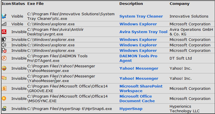 System Tray Cleaner - Screenshot #7