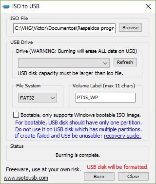 ISO to USB - Screenshot #2