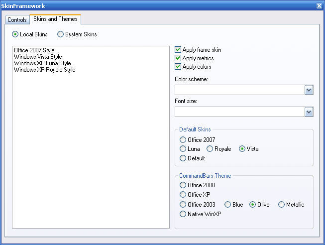 Xtreme Skin Framework ActiveX latest version - Get best Windows software