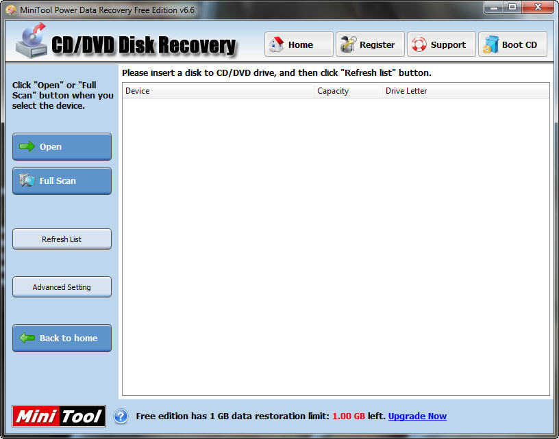 minitool power data recovery free edition v7.0 how to use