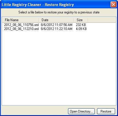 Little Registry Cleaner - Screenshot #12