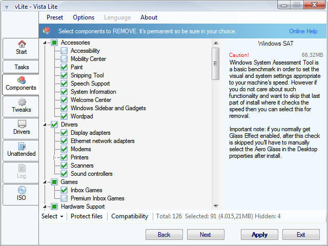 vLite - Screenshot #1