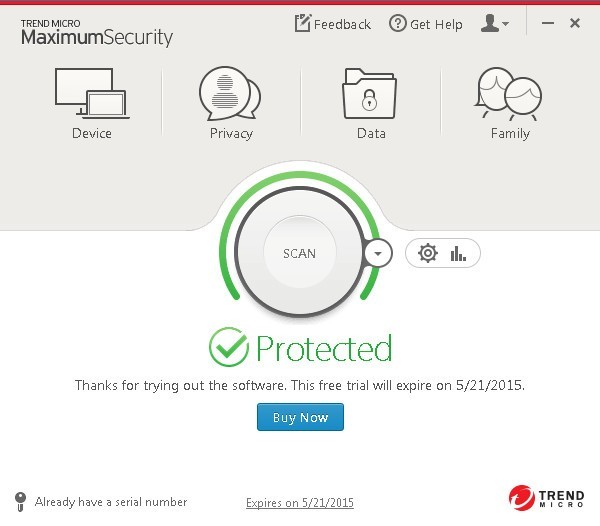 trend micro maximum security download center