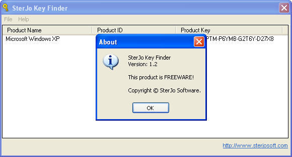 SterJo Key Finder - Screenshot #10