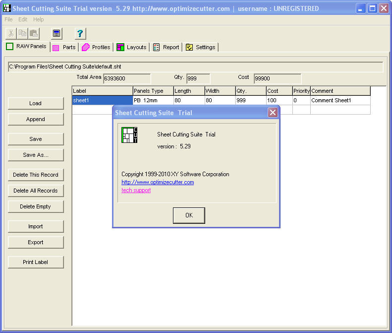 Sheet Cutting Suite download for free SoftDeluxe